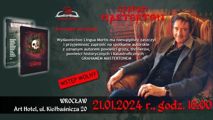 Graham Masterton we Wrocławiu.